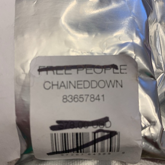 Free People x High heel jungle chained down pants new in package - Picture 5 of 5